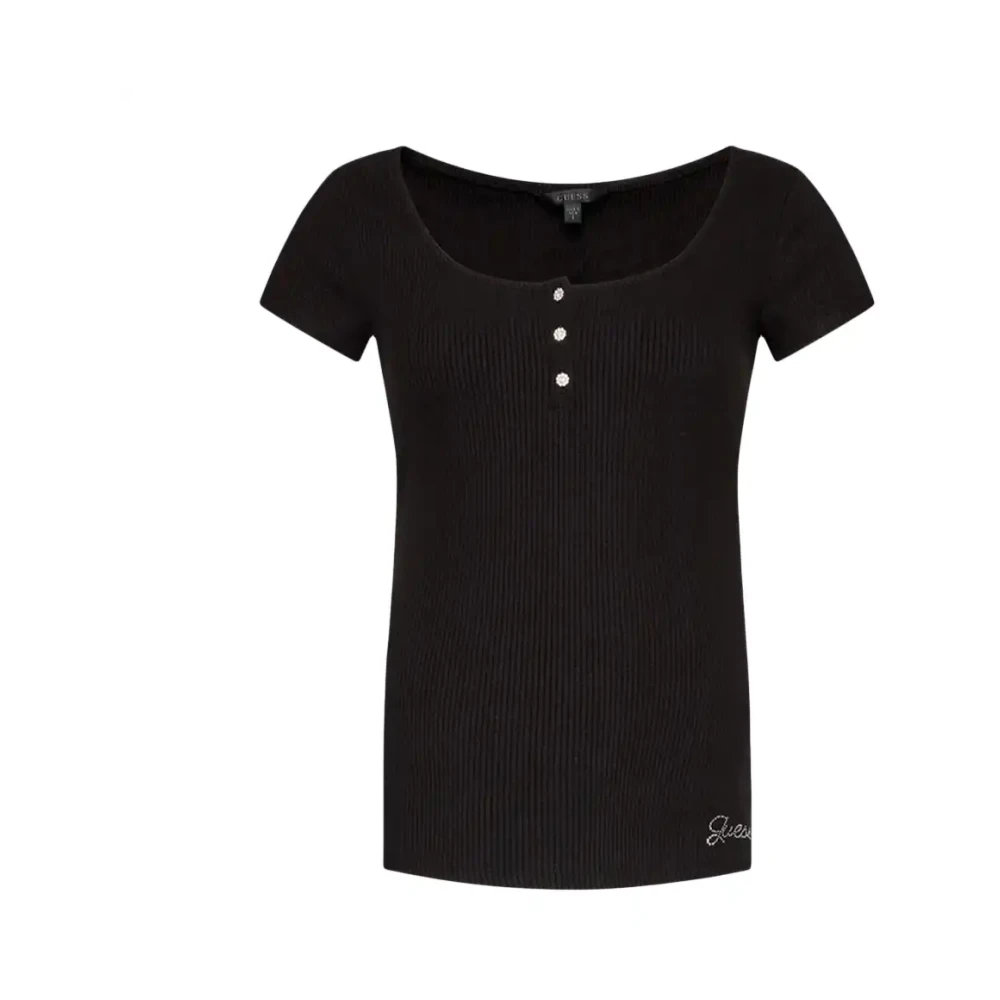 Guess - Tops > T-Shirts - Black - Guess - Modalova