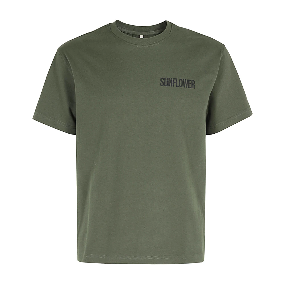 Sunflower Essentiële T-shirt voor dagelijks gebruik Green Heren
