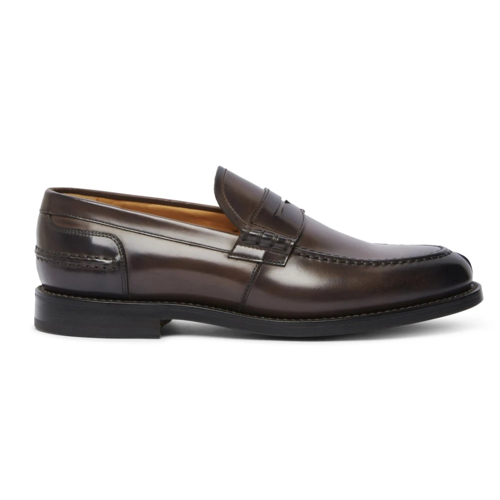 Fabi Men's Brown Bill College Loafers