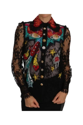 Lace Crystal SPACE Skjorta