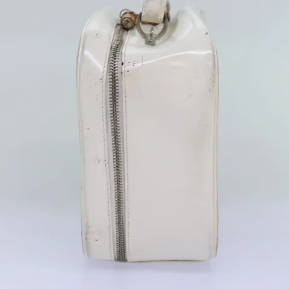 Gucci Vintage Pre-owned Leather handbags White Dames