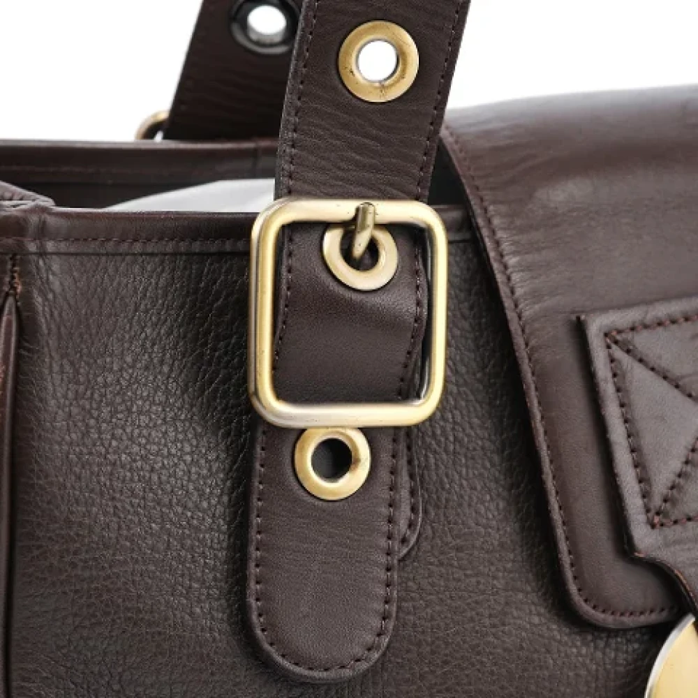 Chloé Pre-owned Leather totes Brown Dames