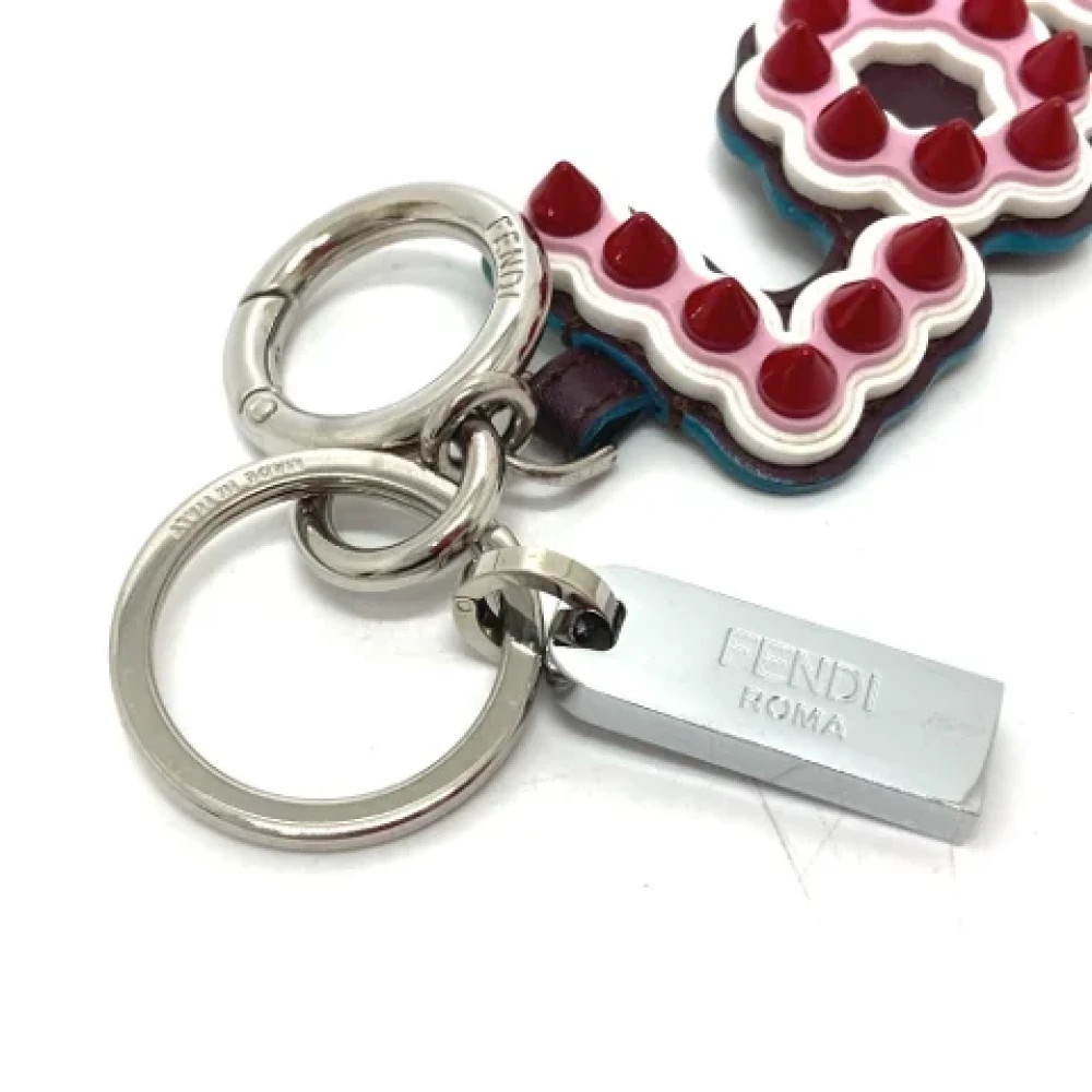 Fendi Vintage Pre-owned Fabric key-holders Pink Dames
