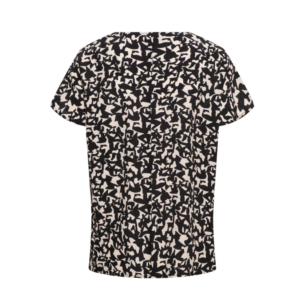 &Co Woman T-shirt met ronde hals Black Dames