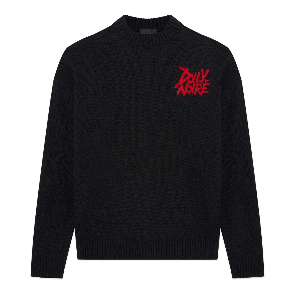 Dolly Noire Cù-Sìth Jacquard Sweater Black Heren