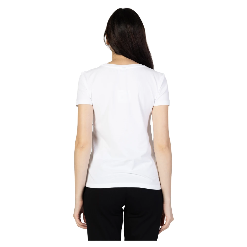 Moschino Witte Dames T-shirt White Dames