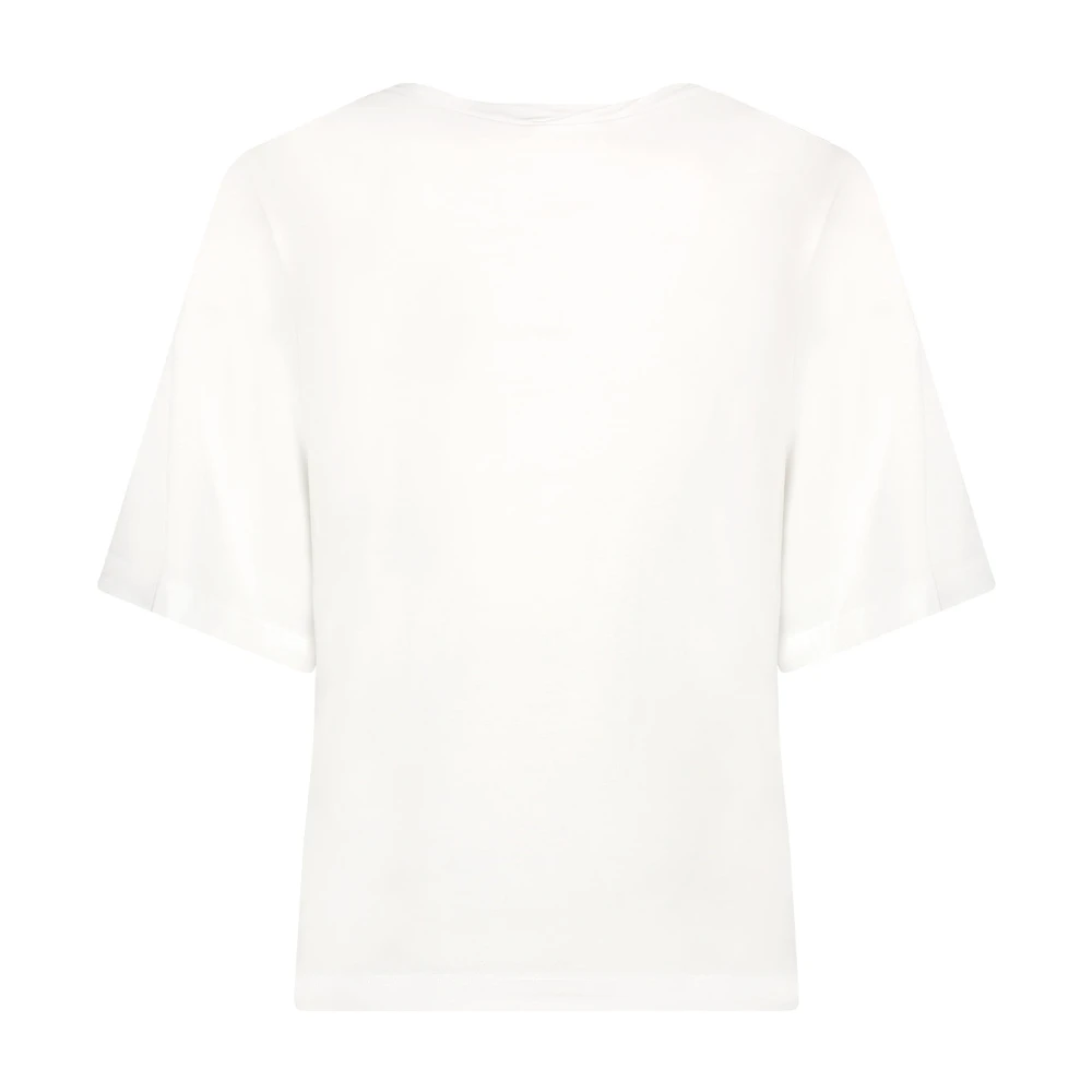 Jane Lushka Logo T-Shirt | Wit White Dames