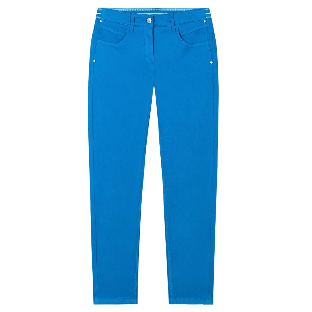 LUISA CERANO Moderne Slim-Fit Denim Jeans Blue Dames