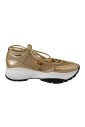baskets-en-cuir-et-maille-doree
