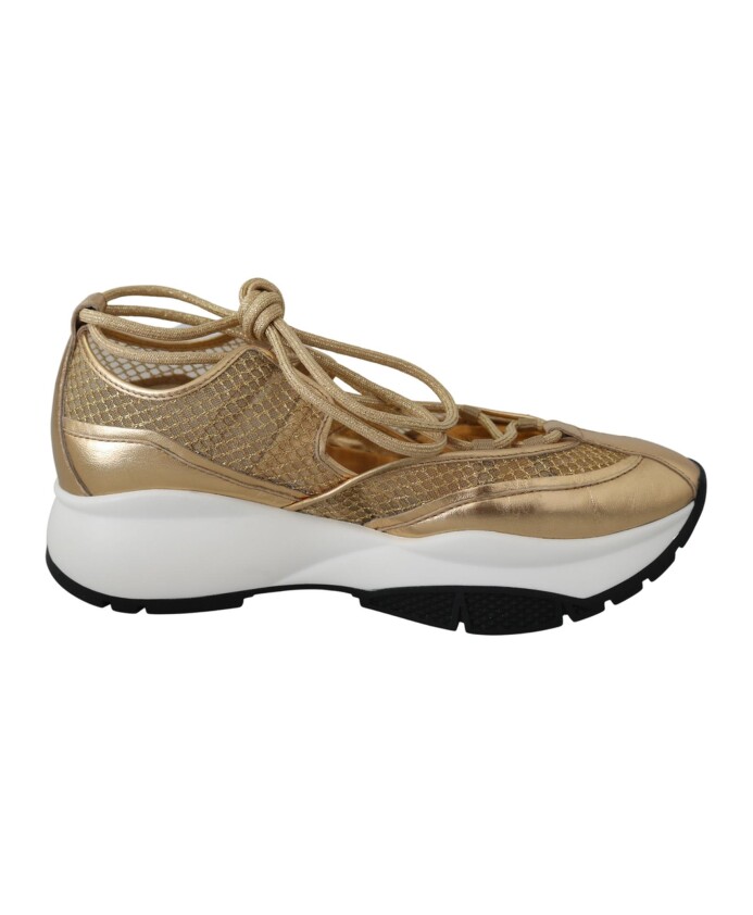 baskets-en-cuir-et-maille-doree