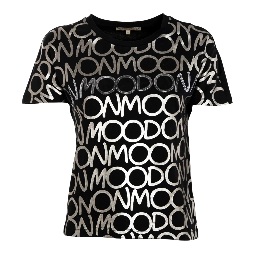 PATRIZIA PEPE Dames T-shirt Korte Mouw Zwart Black Dames