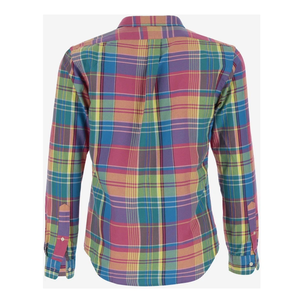 Ralph Lauren Geruite Patroon Katoenen Overhemd Multicolor Heren