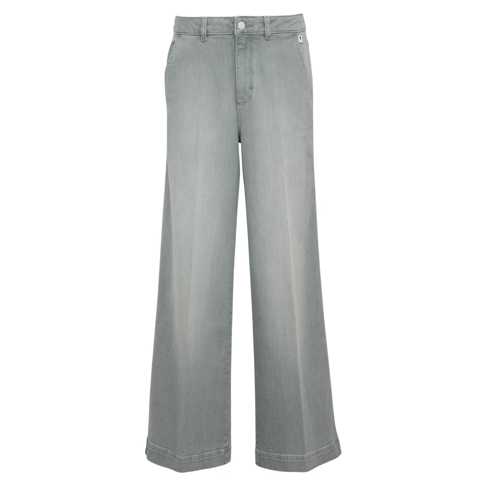 Comma - Jeans > Wide Jeans - Gray - Comma - Modalova