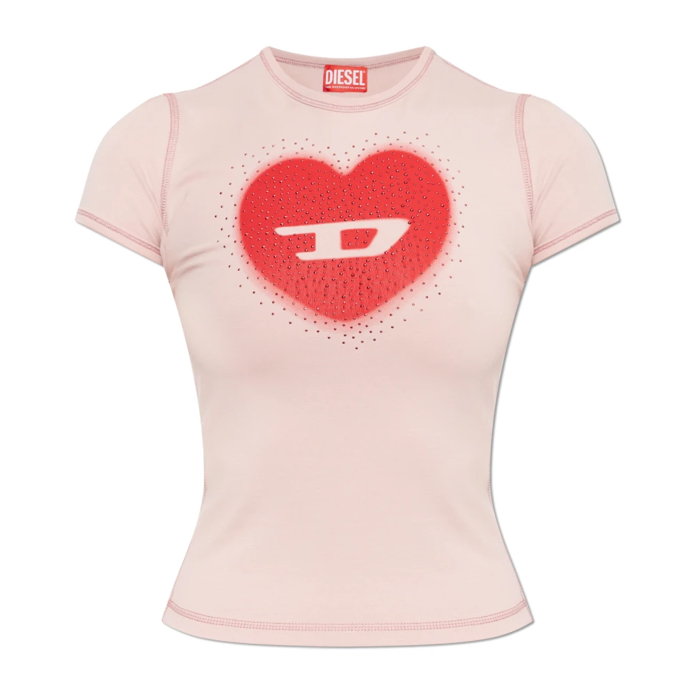 Diesel Donna Rosa Top, S, New,