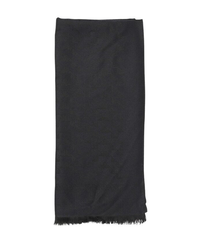 blauwe-wol-fringed-sjaal