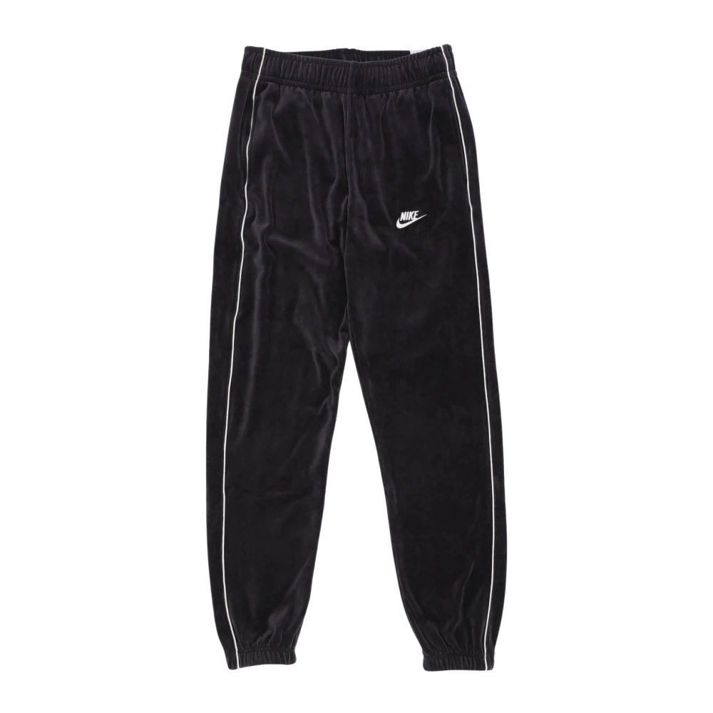 Nike Velour Sportswear Club Svart/Vit Byxor Black, Herr