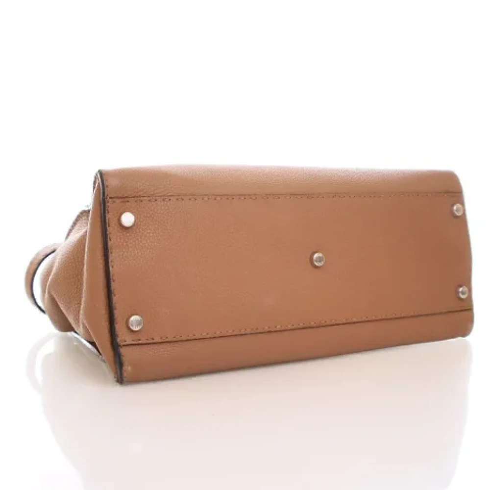Fendi Vintage Pre-owned Leather fendi-bags Brown Dames