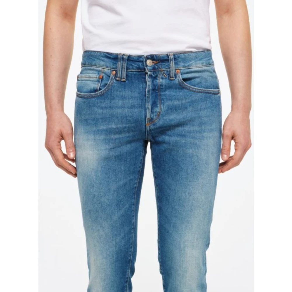 Cycle Heldere Blauwe Denim Jeans Blue Heren