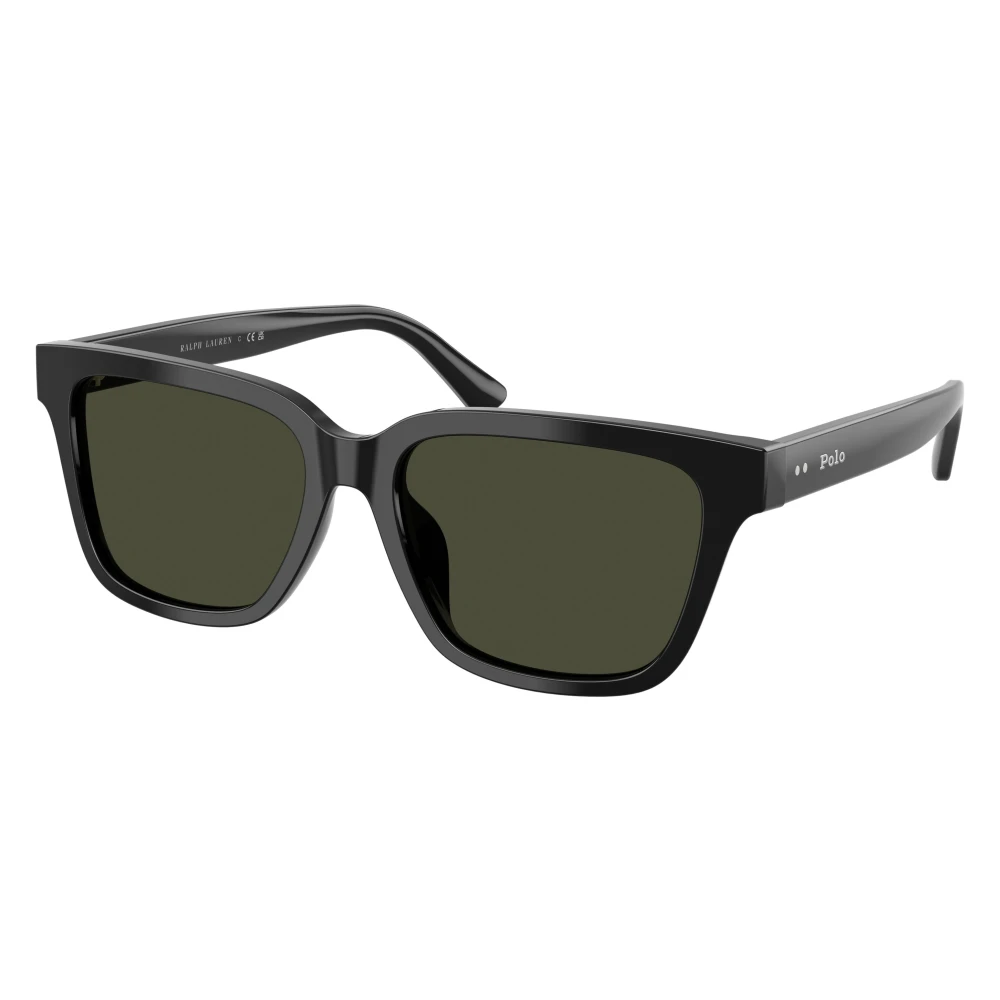 Polo Ralph Lauren Green Woman Ph4247u 500182 Sunglasses Acetate Black Squared Normal - Image 2