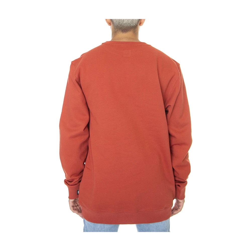 Vans Rode Crew Neck Sweatshirt Red Heren