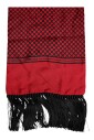 rouge-a-pois-franges-en-soie-echarpe-homme