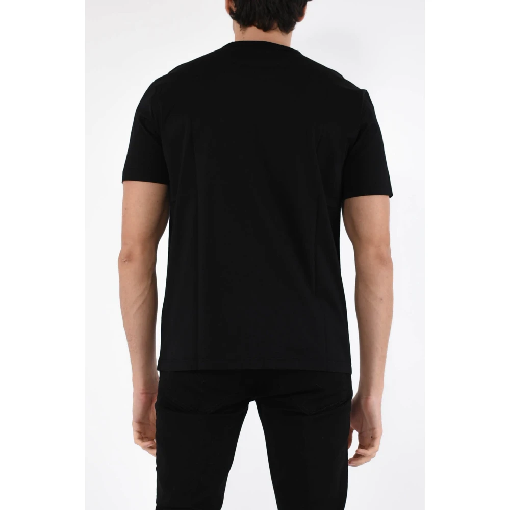 Dondup Jersey T-shirt met slim fit Black Heren