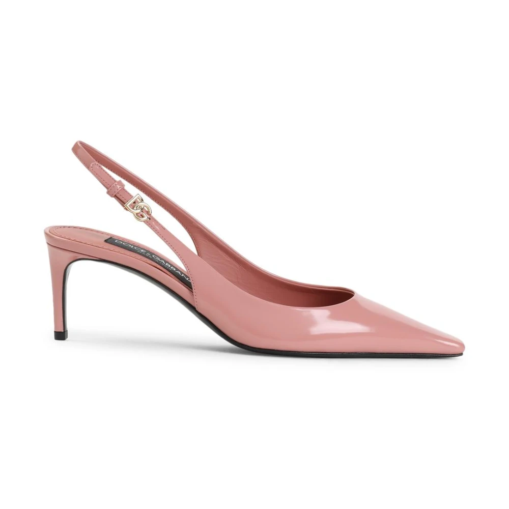 Dolce & Gabbana Women's Pink Dg Slingback - Pumps - 6 Uk - Shoes