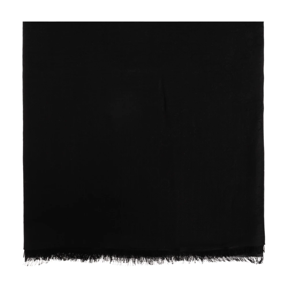 Ferragamo Donna Nero - Monogram Scarf - Accessories - One Size