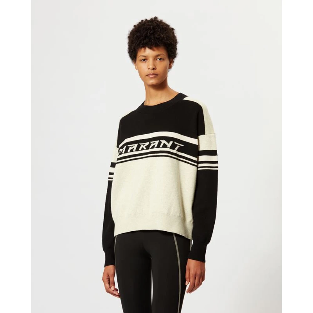 Isabel Marant Étoile Zwart Ronde-hals Gebreide trui Black Dames