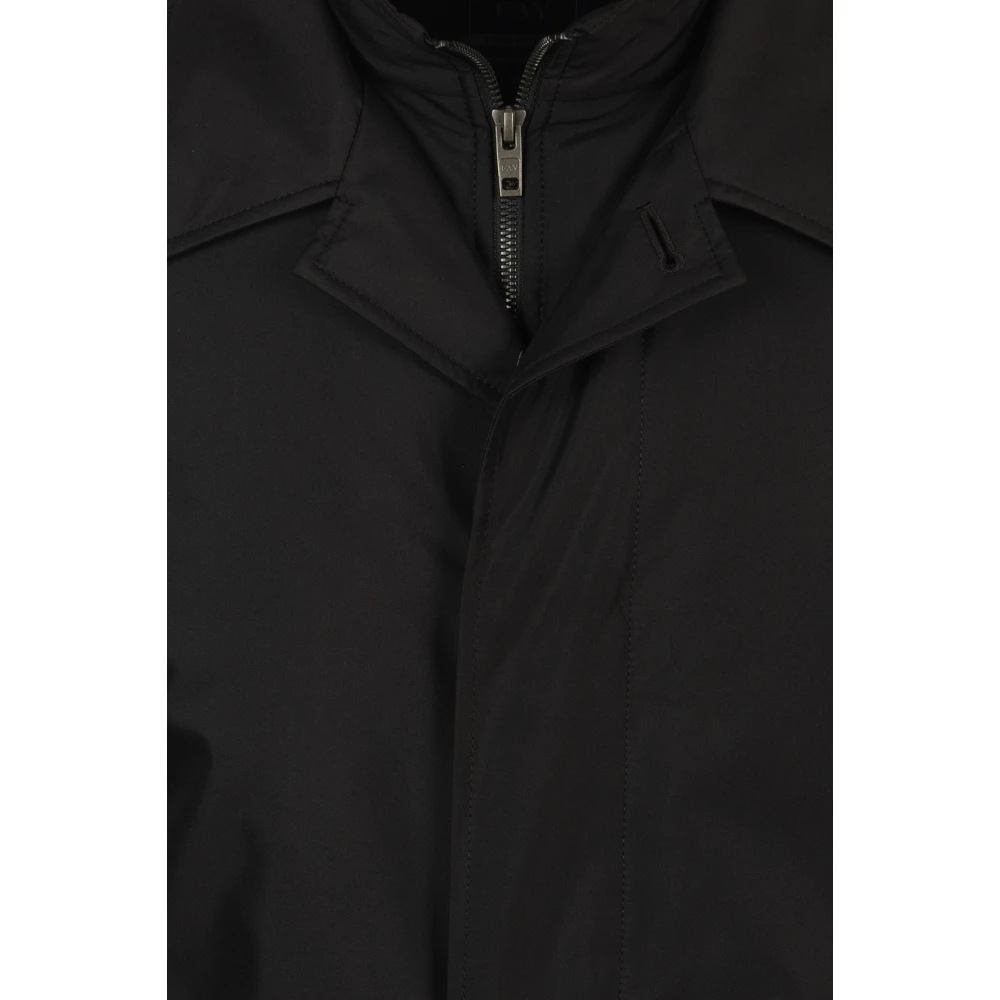 Fay Zwarte Winterjas Black Heren