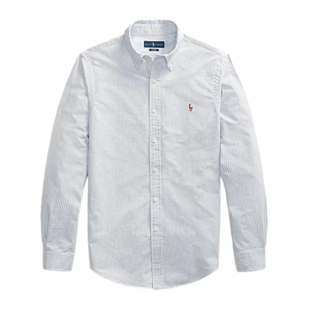 Ralph Lauren Men's White Slim Fit Oxford Shirt