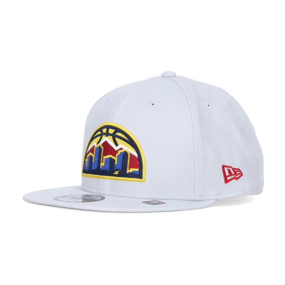 New era Denver Nuggets Platte Klep Pet White Heren