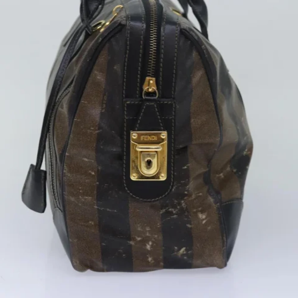 Fendi Vintage Pre-owned Canvas handbags Brown Dames