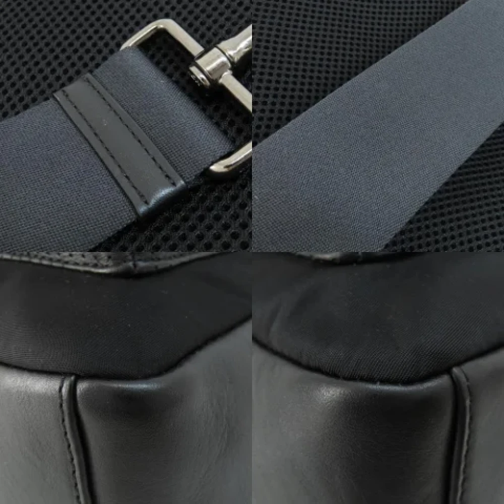 Coach Pre-owned Leather crossbody-bags Black Heren