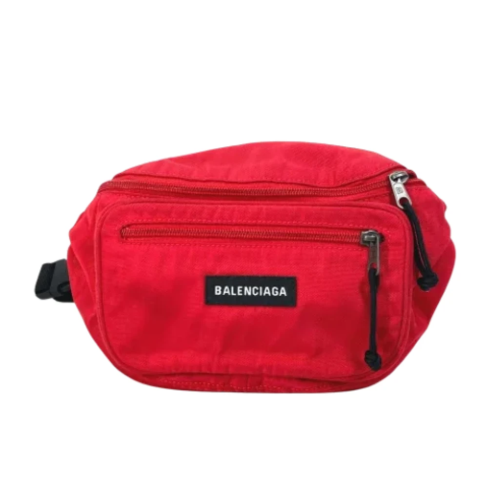 Balenciaga Vintage Pre-owned Fabric balenciaga-bags Red Heren