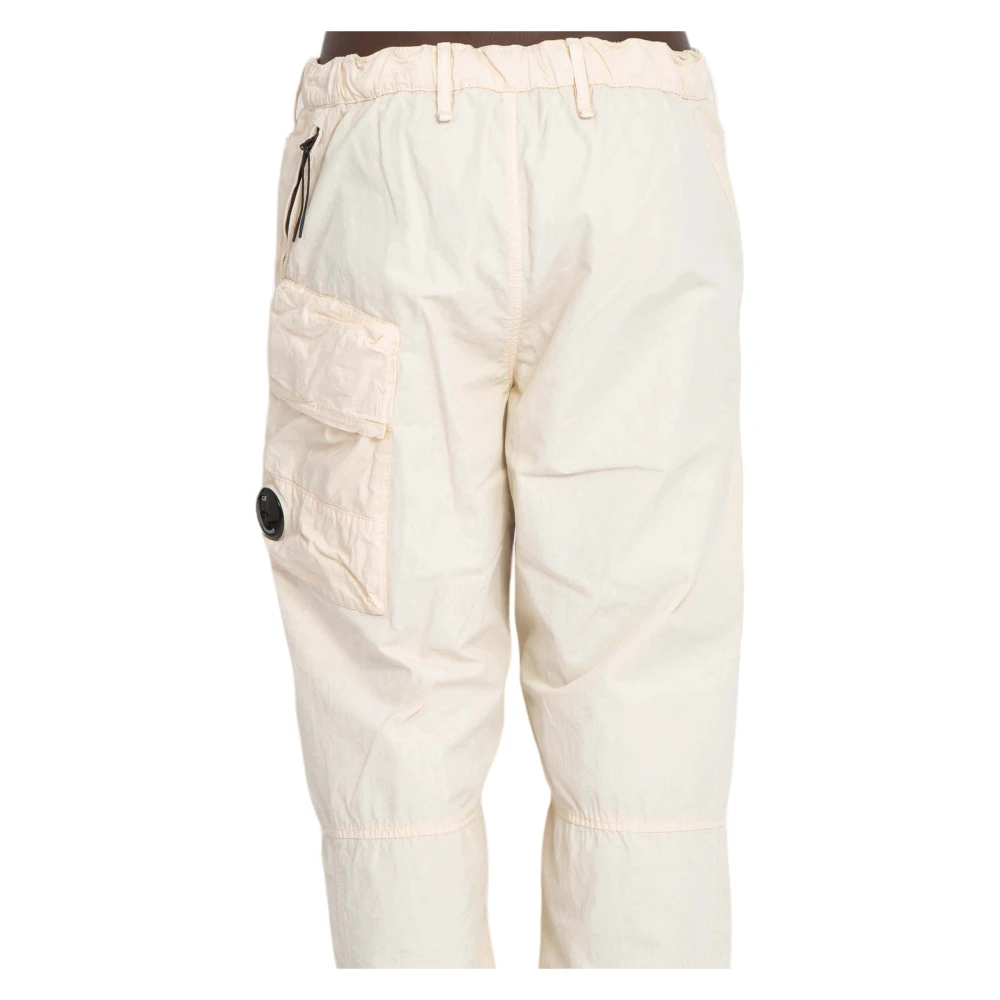 C.P. Company Losse Utility Broek in Micro Reps Beige Heren