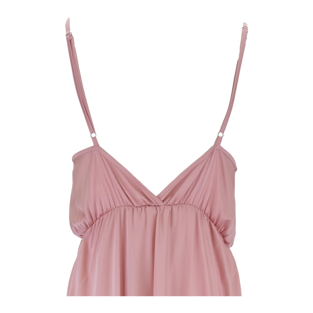 Aniye By Lange bloemenjurk met diepe split Pink Dames