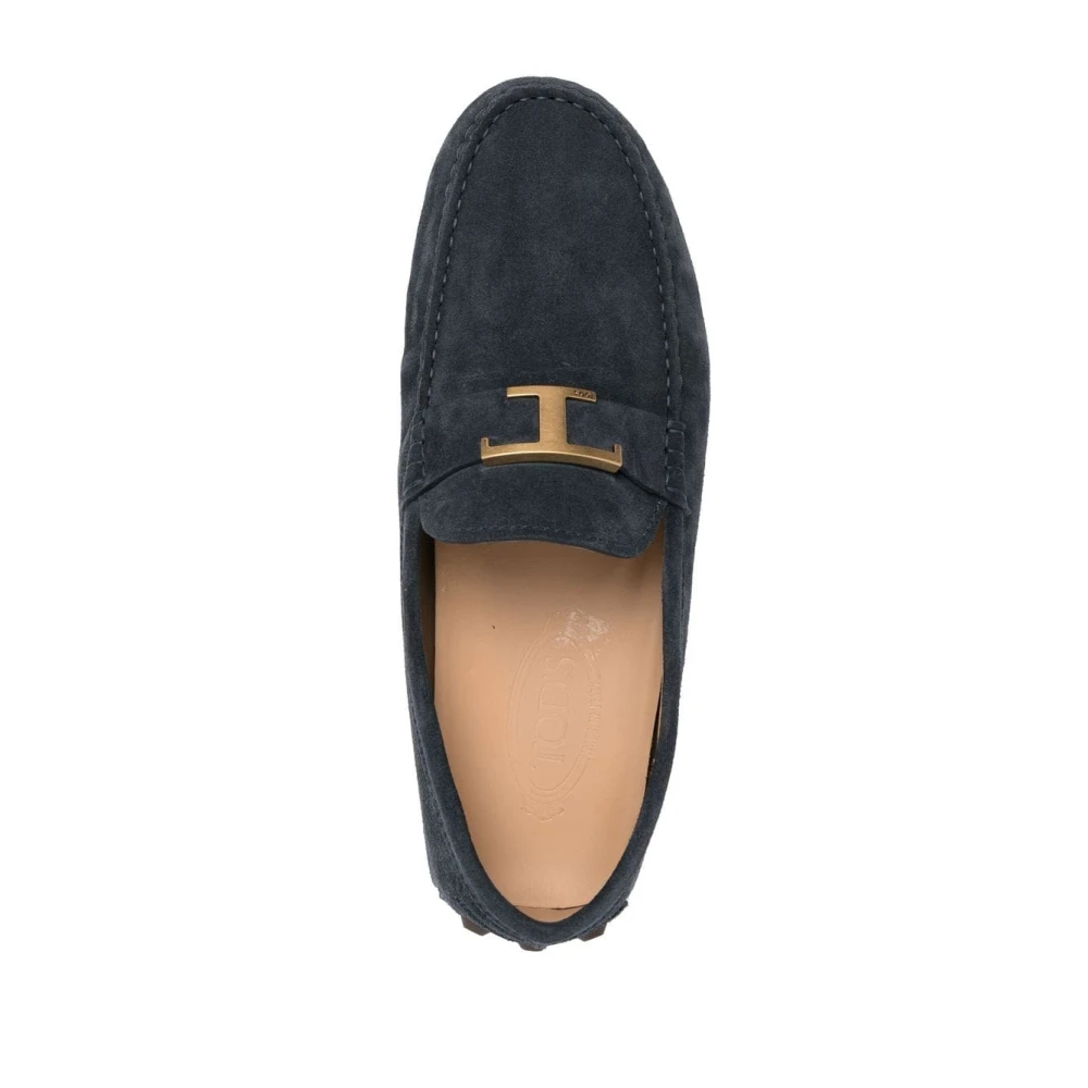 TOD'S Blauwe Gommino T Timeless Loafers Blue Heren