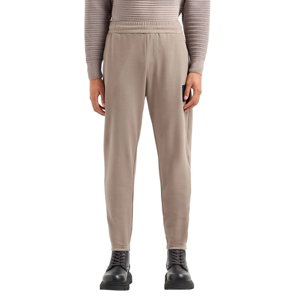 Armani Exchange Driftwood Beige Joggers Brown Heren