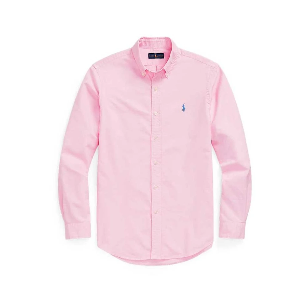 Ralph Lauren Roze Oxford Overhemd Slim Fit Pink Heren