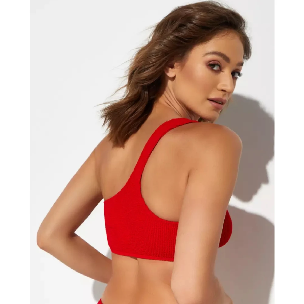 Bond-Eye Rode one shoulder bikini top Samira Red Dames