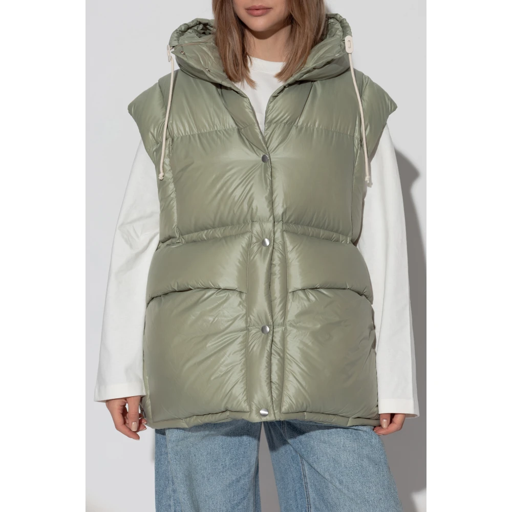 Jil Sander Donsvest Green Dames