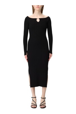 elegant-ribbed-knit-dress-with-cutout