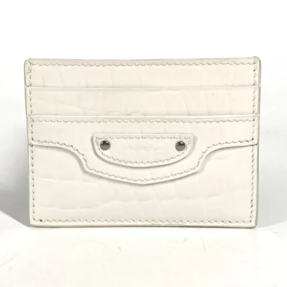 Balenciaga Vintage Pre-owned Leather wallets White Dames