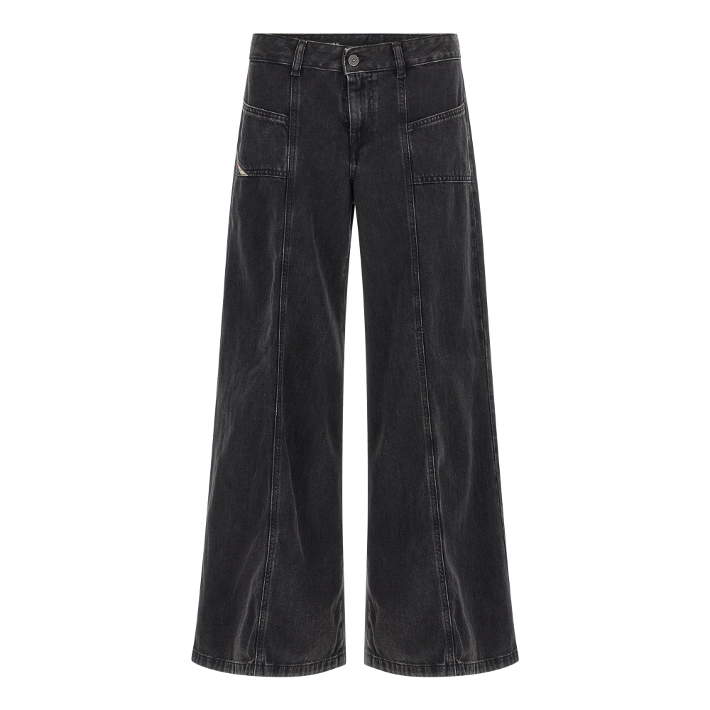 Diesel Mujer Negro - D-Akii Jeans De Tiro Medio - Jeans - W23 - D-Akii Jeans De Tiro Medio