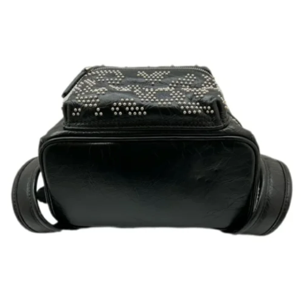 MCM Pre-owned Fabric backpacks Black Dames