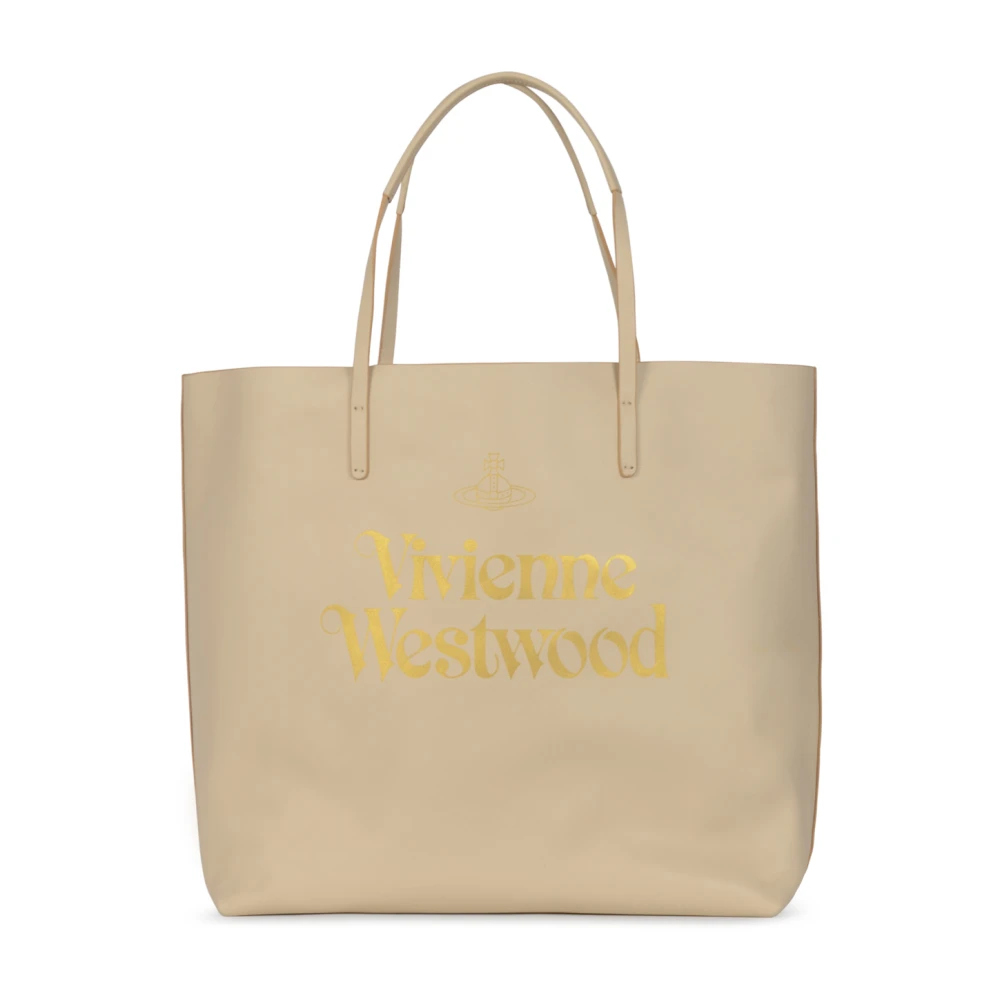 Vivienne Westwood Studio Shopper Tassen Collectie Beige Dames