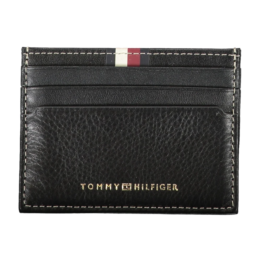 Tommy Hilfiger Heren Portemonnee Zwart Contrast Details Black Heren