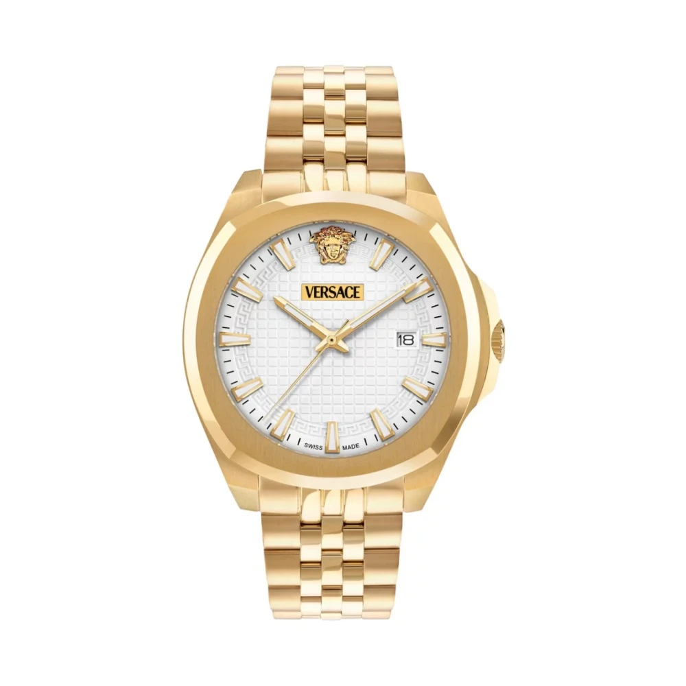 Versace Men's Yellow Analogue Watch