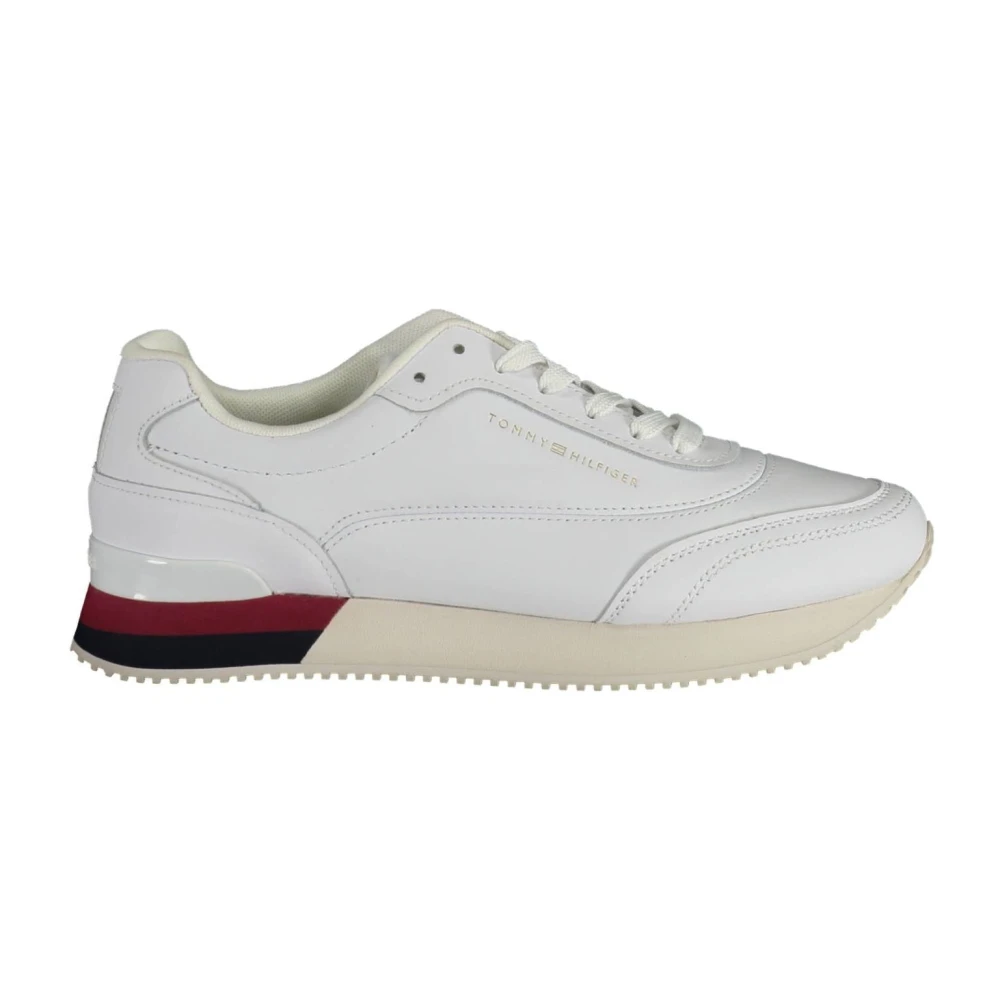 Tommy Hilfiger Women's White Sporty Lace-Up Sneakers